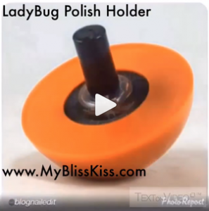 Lady Bug Polish Holder video